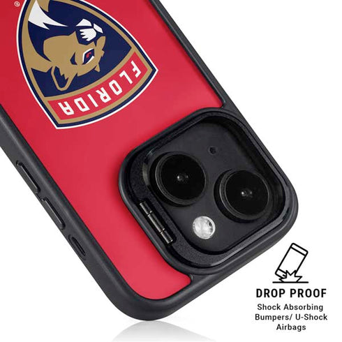 NHL Florida Panthers Logo iPhone 14 Plus Kickstand Case