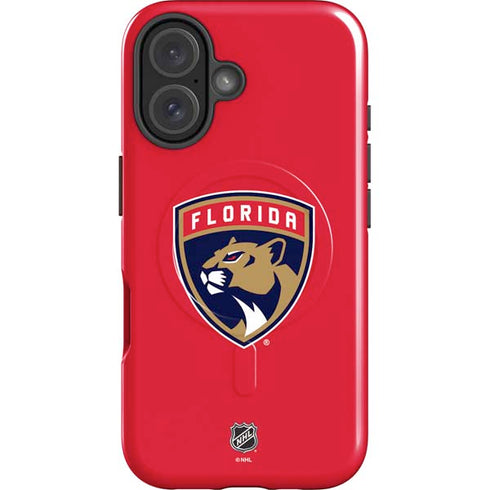 NHL Florida Panthers Logo iPhone 16 Magsafe Impact Case