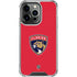 NHL Florida Panthers Logo iPhone 16 Pro Clear Case