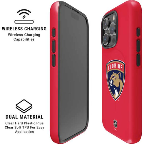 NHL Florida Panthers Logo iPhone 16 Pro Max Magsafe Impact Case