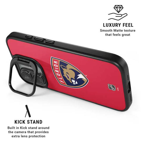 NHL Florida Panthers Logo iPhone 17 Kickstand Case