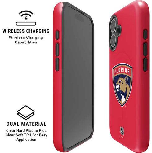 NHL Florida Panthers Logo iPhone 17 Magsafe Impact Case