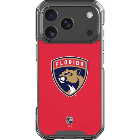 NHL Florida Panthers Logo iPhone 17 Pro Clear Case