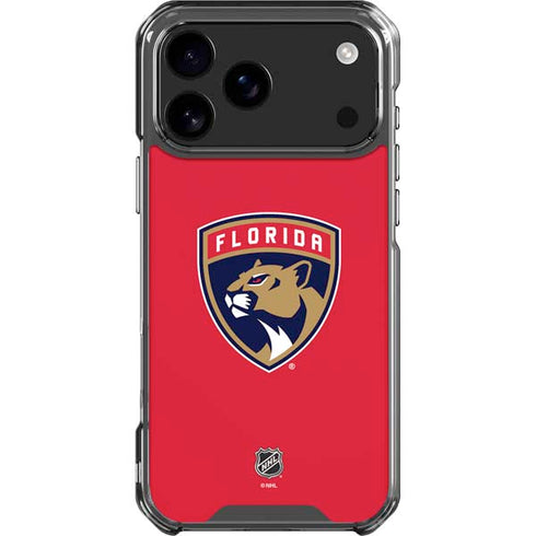 NHL Florida Panthers Logo iPhone 17 Pro Max Clear Case
