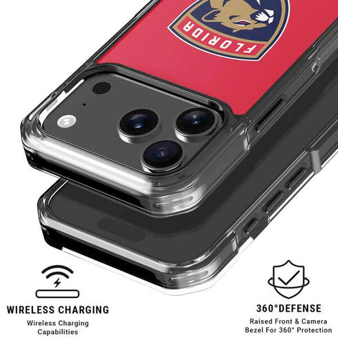NHL Florida Panthers Logo iPhone 17 Pro Max Clear Case