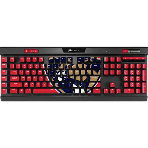 NHL Florida Panthers Logo K95 RGB PLATINUM Mechanical Gaming Keyboard Skin