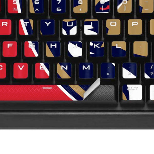 NHL Florida Panthers Logo K95 RGB PLATINUM Mechanical Gaming Keyboard Skin