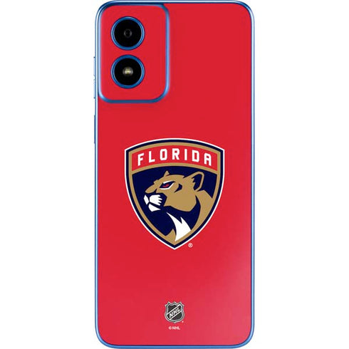 NHL Florida Panthers Logo Moto G Play 4G (2024) Skin