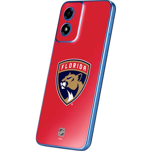 NHL Florida Panthers Logo Moto G Play 4G (2024) Skin