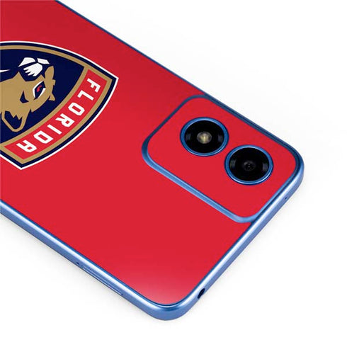 NHL Florida Panthers Logo Moto G Play 4G (2024) Skin