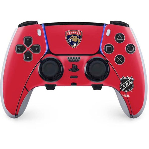 NHL Florida Panthers Logo PS5 DualSense Edge Pro Controller Skin