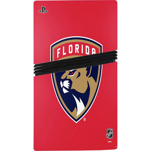 NHL Florida Panthers Logo PS5 Pro Console Skin