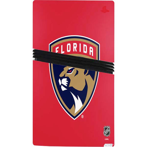 NHL Florida Panthers Logo PS5 Pro Console Skin