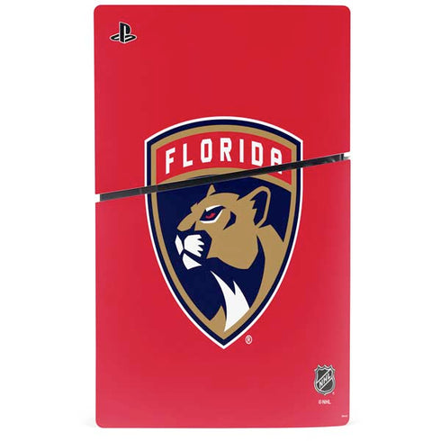 NHL Florida Panthers Logo PS5 Slim Digital Edition Console Skin