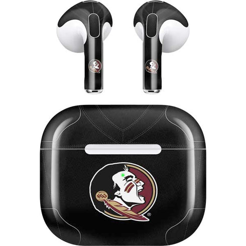 Florida State University Black Jersey Apple AirPods (3rd Gen 2021) Skin
