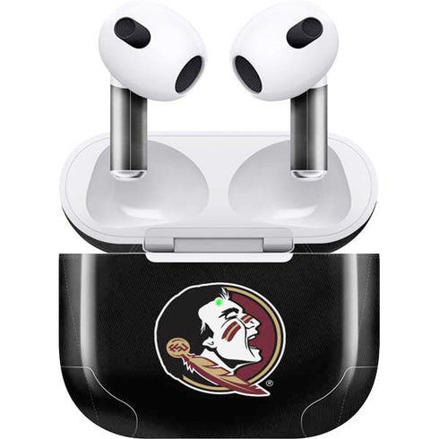Florida State University Black Jersey Apple AirPods (3rd Gen 2021) Skin