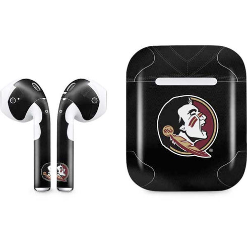 Florida State University Black Jersey Apple AirPods Skin