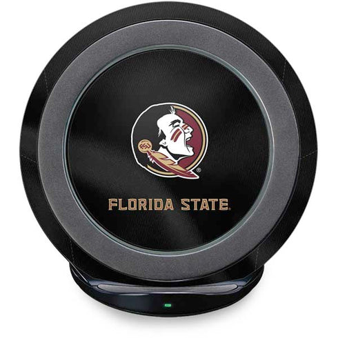 Florida State University Black Jersey Fast Charge Wireless Charging Stand Skin