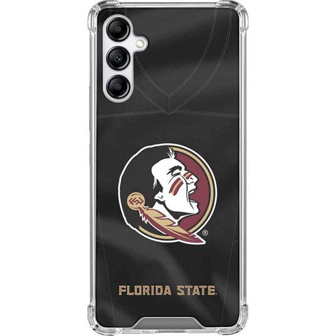 Florida State University Black Jersey Galaxy A14 5G Clear Case
