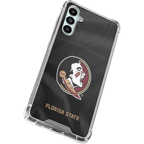 Florida State University Black Jersey Galaxy A14 5G Clear Case