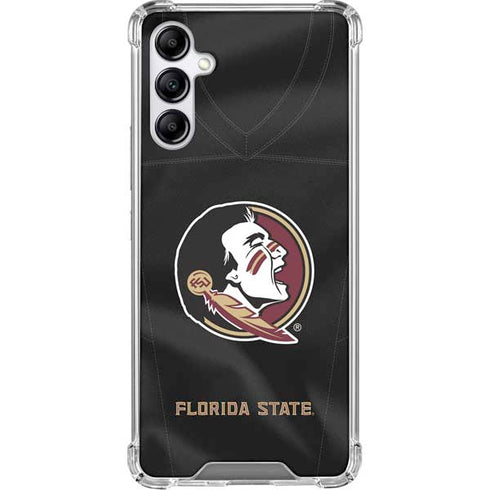 Florida State University Black Jersey Galaxy A15 5G Clear Case