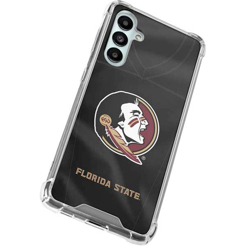 Florida State University Black Jersey Galaxy A16 5G Clear Case