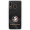 Florida State University Black Jersey Galaxy A20 Clear Case