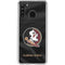 Florida State University Black Jersey Galaxy A21 Clear Case