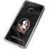 Florida State University Black Jersey Galaxy A21 Clear Case