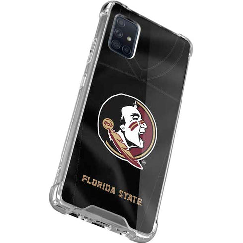 Florida State University Black Jersey Galaxy A51 5G Clear Case