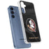 Florida State University Black Jersey Galaxy A55 5G Clear Case