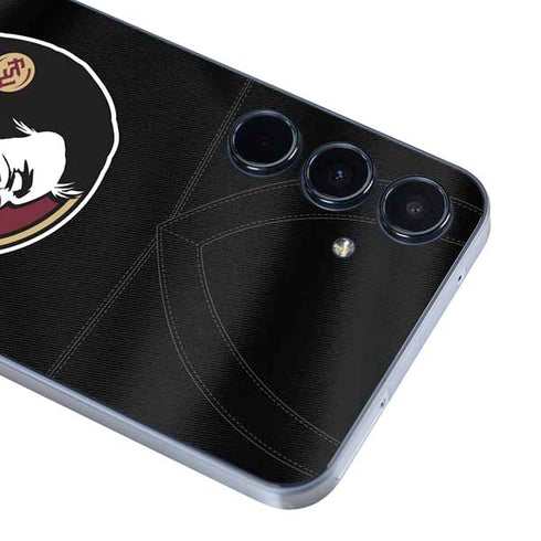 Florida State University Black Jersey Galaxy A55 5G Skin