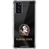 Florida State University Black Jersey Galaxy Note20 5G Clear Case