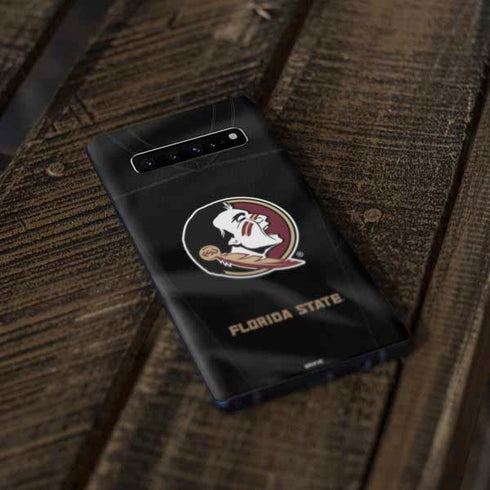 Florida State University Black Jersey Galaxy S10 Skin