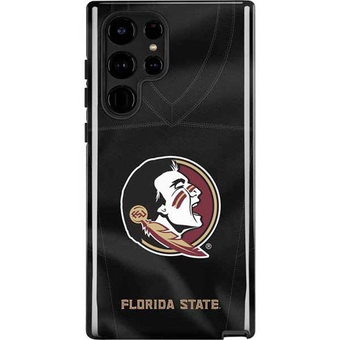 Florida State University Black Jersey Galaxy S22 Ultra Pro Case