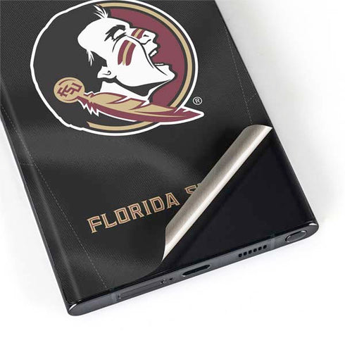 Florida State University Black Jersey Galaxy S22 Ultra Skin