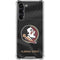 Florida State University Black Jersey Galaxy S23 Plus Clear Case