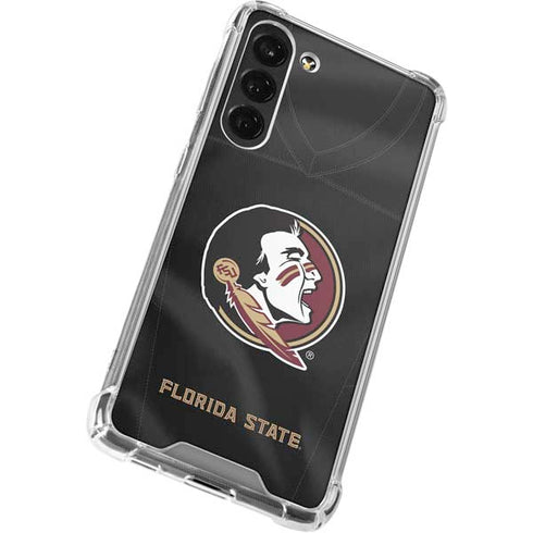 Florida State University Black Jersey Galaxy S23 Plus Clear Case