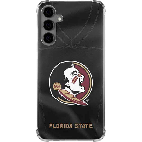 Florida State University Black Jersey Galaxy S24 Plus Clear Case