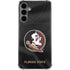 Florida State University Black Jersey Galaxy S24 Plus Clear Case