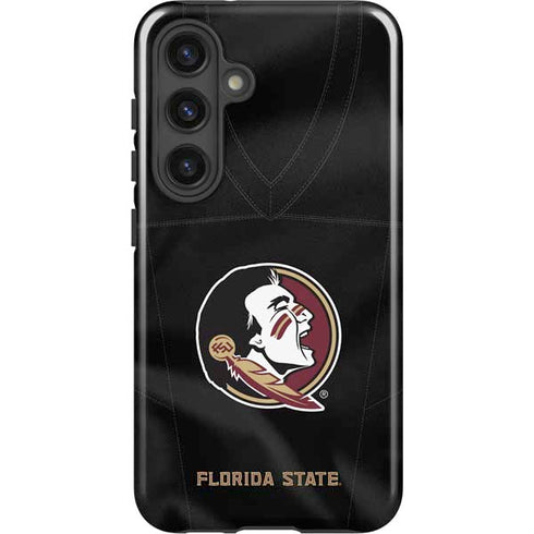 Florida State University Black Jersey Galaxy S24 Plus Impact Case