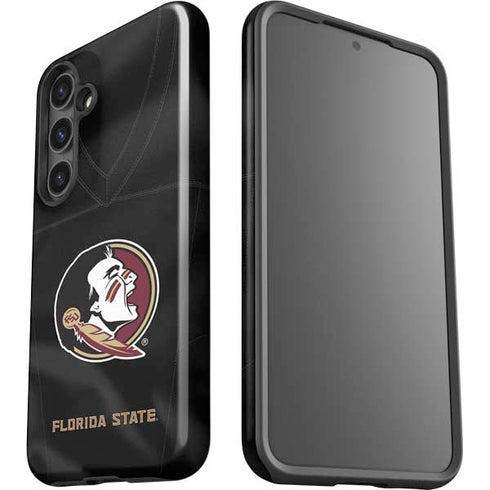 Florida State University Black Jersey Galaxy S24 Plus Impact Case