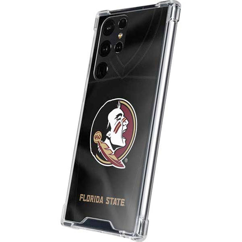 Florida State University Black Jersey Galaxy S24 Ultra Clear Case