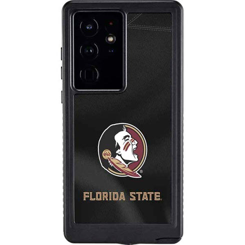 Florida State University Black Jersey Galaxy S24 Ultra Waterproof Case