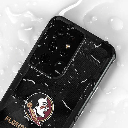 Florida State University Black Jersey Galaxy S24 Ultra Waterproof Case