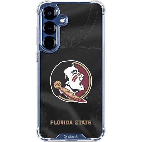 Florida State University Black Jersey Galaxy S25 Plus Clear Case