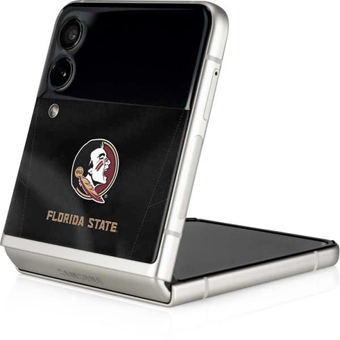 Florida State University Black Jersey Galaxy Z Flip3 5G Skin