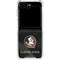 Florida State University Black Jersey Galaxy Z Flip5 5G Clear Case