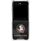 Florida State University Black Jersey Galaxy Z Flip6 Clear Case