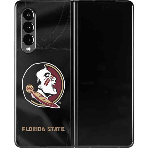 Florida State University Black Jersey Galaxy Z Fold3 5G Skin